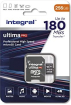 Integral ultima PRO R180/W130 microSDXC 256GB Kit, UHS-I U3, A2, Class 10