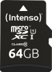 Intenso Professional R90 microSDXC 64GB Kit, UHS-I U1, Class 10