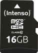 Intenso R20/W12 microSDHC 16GB Kit, Class 10