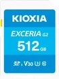 KIOXIA EXCERIA G2 R100/W50 SDXC 512GB, UHS-I U3, Class 10