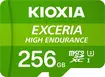 KIOXIA EXCERIA HIGH ENDURANCE R100/W85 microSDXC 256GB Kit, UHS-I U3, A1, Class 10