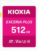 KIOXIA EXCERIA PLUS R100/W85 SDXC 512GB, UHS-I U3, Class 10 (LNPL1M512GG4)