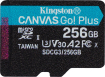 Kingston Canvas Go! Plus R170/W90 microSDXC 256GB, UHS-I U3, A2, Class 10