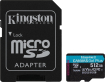 Kingston Canvas Go! Plus R170/W90 microSDXC 512GB Kit, UHS-I U3, A2, Class 10