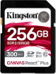 Kingston Canvas React Plus R300/W260 SDXC 256GB, UHS-II U3, Class 10