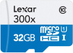 Lexar 300x R45 microSDHC 32GB Kit, UHS-I, Class 10