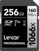 Lexar Professional 1066x Silver Series R160/W120 SDXC 256GB, UHS-I U3, Class 10