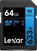 Lexar Professional 633x R95 SDXC 64GB, UHS-I U1, Class 10