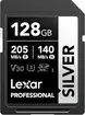 Lexar Professional SILVER R205/W140 SDXC 128GB, UHS-I U3, Class 10