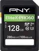 PNY EliteX-PRO 60 R280/W100 SDXC 128GB, UHS-II U3, Class 10