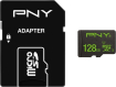 PNY High Performance R100/W20 microSDXC 128GB Kit, UHS-I U1, Class 10