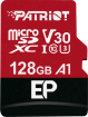 Patriot EP R90/W80 microSDXC 128GB Kit, UHS-I U3, A1, Class 10 (PEF128GEP31MCX)