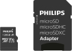 Philips microSDXC R80 microSDXC 128GB Kit, UHS-I U1, A1, Class 10