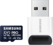 Samsung PRO Ultimate R200/W130 microSDXC 512GB USB-Kit, UHS-I U3, A2, Class 10