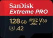 SanDisk Extreme PRO R200/W90 microSDXC 128GB Kit, UHS-I U3, A2, Class 10