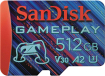 SanDisk Extreme GamePlay-Design R190/W130 microSDXC 512GB, UHS-I U3, A2, Class 10