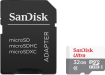 SanDisk Ultra R80 microSDHC 32GB Kit, UHS-I, Class 10