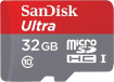 SanDisk Ultra R80 microSDHC 32GB Kit, UHS-I, Class 10