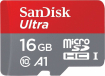 SanDisk Ultra R98 microSDHC 16GB Kit, UHS-I U1, A1, Class 10