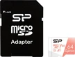 Silicon Power Superior R100/W80 microSDXC 64GB Kit, UHS-I U3, A1, Class 10