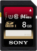 Sony SF-UX Series SDHC 8GB, UHS-I, Class 10