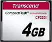 Transcend Industrial CF220I R39/W42 CompactFlash Card 4GB