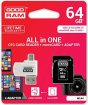 goodram M1A4 R60 microSDXC 64GB Kit, UHS-I, Class 10