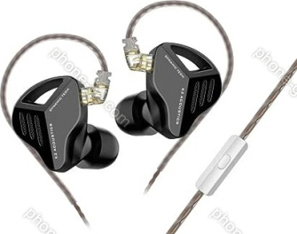 KZ ZVX with microphone black