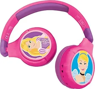 Lexibook Faltbare wireless Headphones Disney-princesses