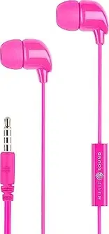 MusicSound colour in-ear 3.5mm jack pink