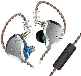KZ ZS10 Pro с микрофоном blue