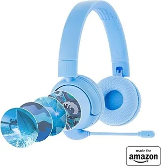 onanoff BuddyPhones Pop Time Pro Blue