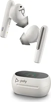 Poly Voyager Free 60+ UC, USB-A, Teams, white sand
