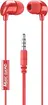 MusicSound colour in-ear 3.5mm jack red