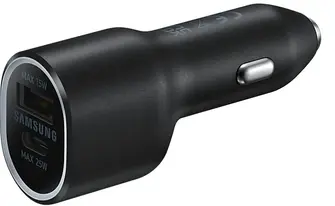 Samsung зарядка в машину (40W quick charging function) black