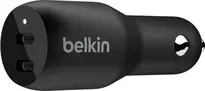 Belkin BoostCharge Dual USB-C зарядка в машину 36W black
