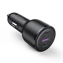 Ugreen USB C зарядка в машину 69W 3-Ports black