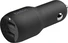 Belkin BoostCharge Dual USB-A зарядка в машину 24W + USB-A to micro USB black