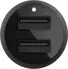 Belkin BoostCharge Dual USB-A зарядка в машину 24W black