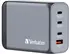Verbatim 240W GaN charger with 4 connectors grey