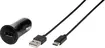 Vivanco зарядка в машину 3A with USB USB-C cable 1m black