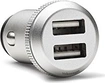Volkswagen USB charging adapter 2x 2.4A silver