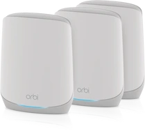 Netgear Orbi Wi-Fi 6, 760 Serie RBK763S, AX5400, Router und 2x Repeater Set, 3er-Bundle