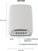 Netgear Orbi Wi-Fi 6, 760 Serie RBK762S, AX5400, Router und Repeater Set, 2er-Bundle