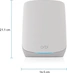 Netgear Orbi Wi-Fi 6, 760 Serie RBK762S, AX5400, Router und Repeater Set, 2er-Bundle